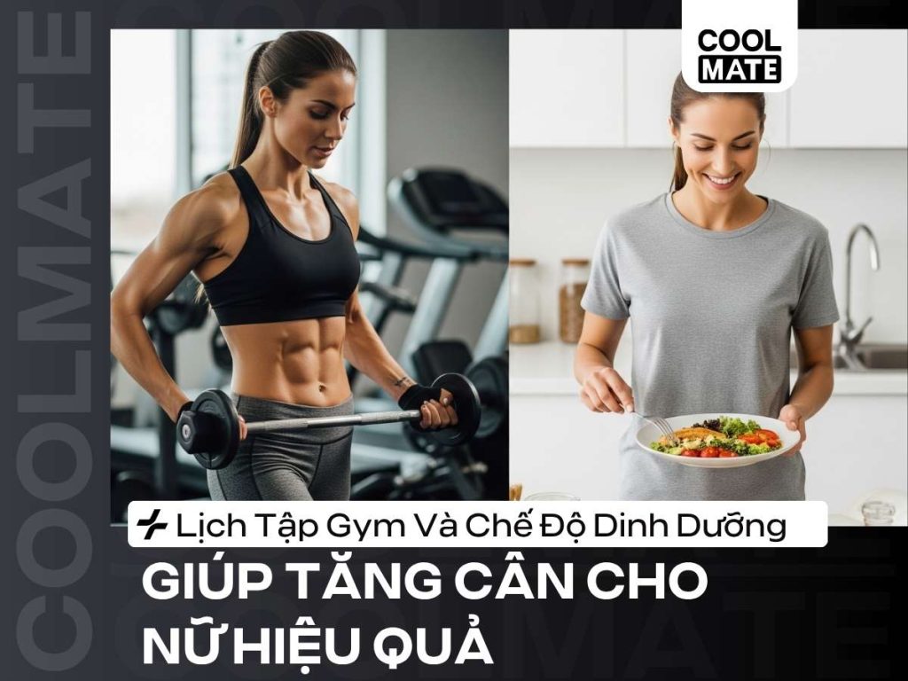 Dinh dưỡng tập gym cho nữ