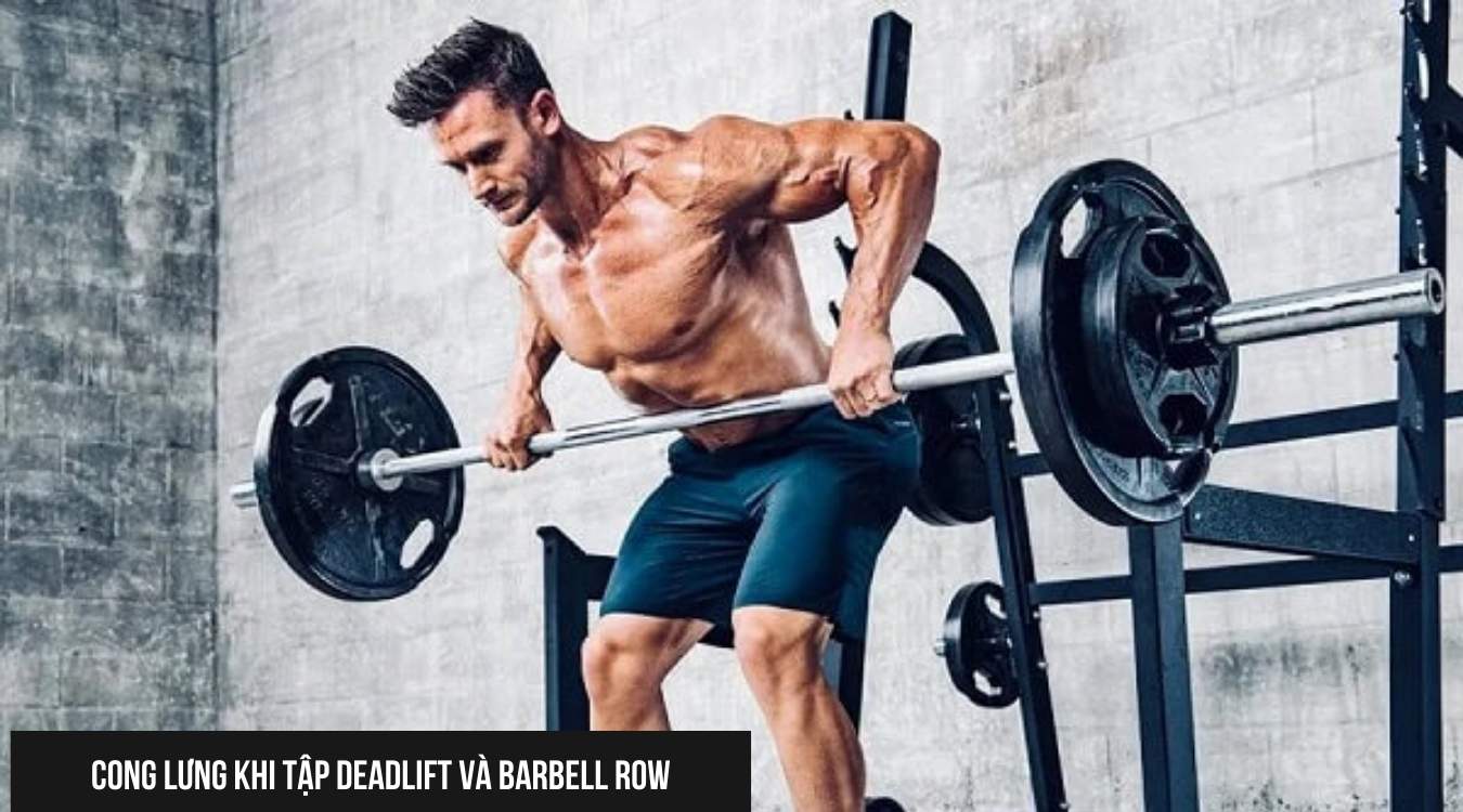 Lỗi thường gặp khi tập barbell row